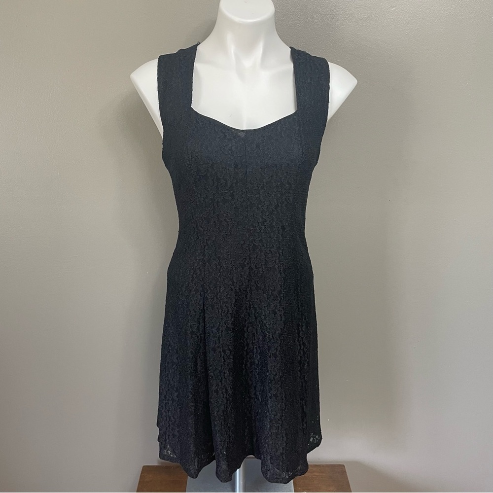 Vintage Dress 9/10 Black Whimsigoth Dark Coquette Maurices 90s feminine